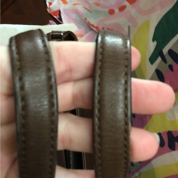 Coach Madison Sophia Dark Brown  Leather Satchel - Picture 8 of 16